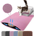 Cat Litter Mat Double Layer Pet Non Slip Big Pet Litter Box Filter MatWear Resistant Waterproof Anti-slip Cat Litter Mat